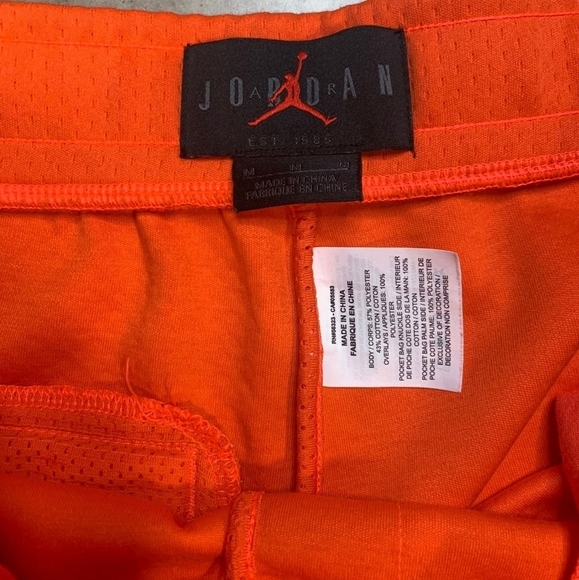 Nike Jordan 23E Flight Tech Lite  Snap Pants Infrared Men's AO6348-612 Size M - Picture 7 of 7